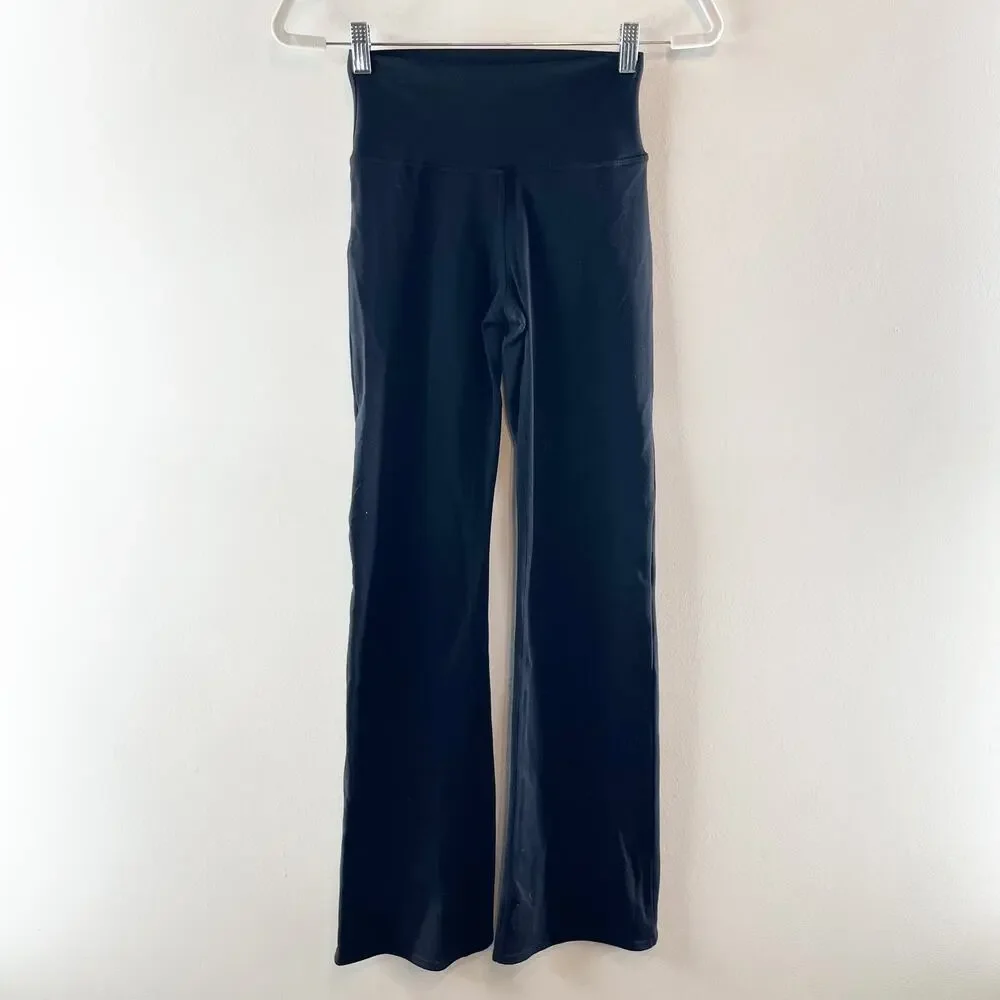 Alo Airbrush High-Waist Bootcut Leggings Black XS